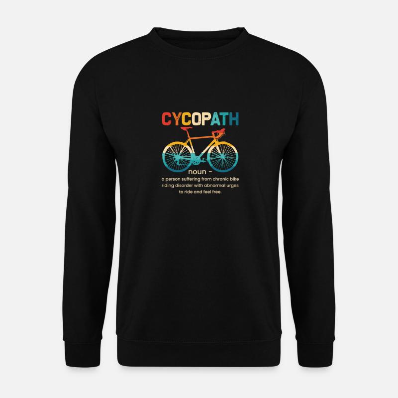 Mountain Biking MTB Mountain Biker Mountainbike - Unisex Pullover - Schwarz