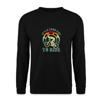 VTT VTT VTT VTT VTT - Sweat-shirt Unisexe - noir - Devant - Alina (178cm) & Michal (187cm)