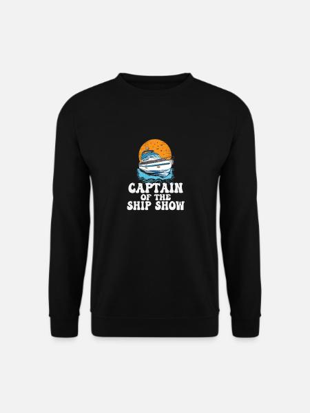 Kapitan statku Pokaż żeglarstwo Pun Motorówka - Bluza unisex - czarny