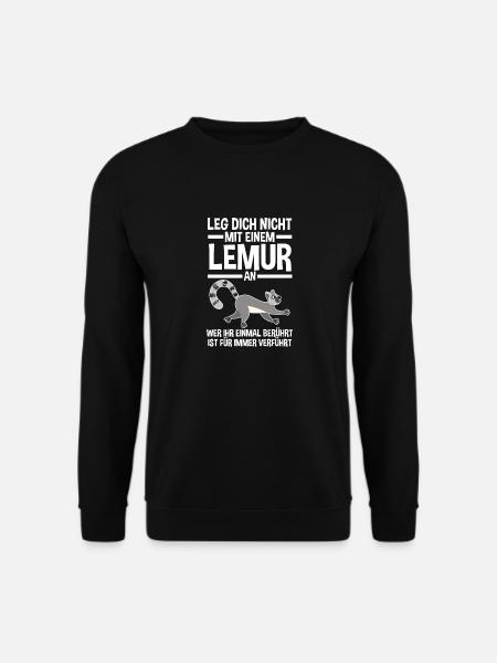 Lemur - Unisex Pullover - Schwarz