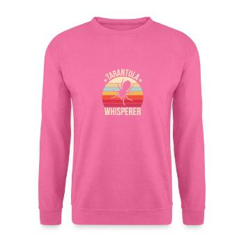 Spinnennetz Vogelspinne Spinnentier Spinnenliebhaber - Unisex Pullover - Pink - Vorne
