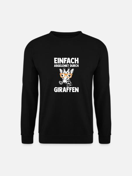 Giraffe Giraffen - Unisex Pullover - Schwarz