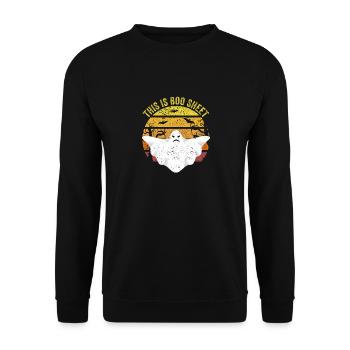 C’est Boo Sheet Ghost Funny Halloween Spooky - Sweat-shirt Unisexe - noir - Devant - Alina (178cm) & Michal (187cm)