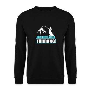 Junggesellenabschied Poltern Polterabend JGA - Unisex Pullover - Schwarz - Vorne - Alina (178cm) & Michal (187cm)