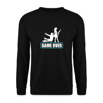 Bachelor party rumbling bachelor party - Unisex Sweatshirt - black - Front - Alina (178cm) & Michal (187cm)