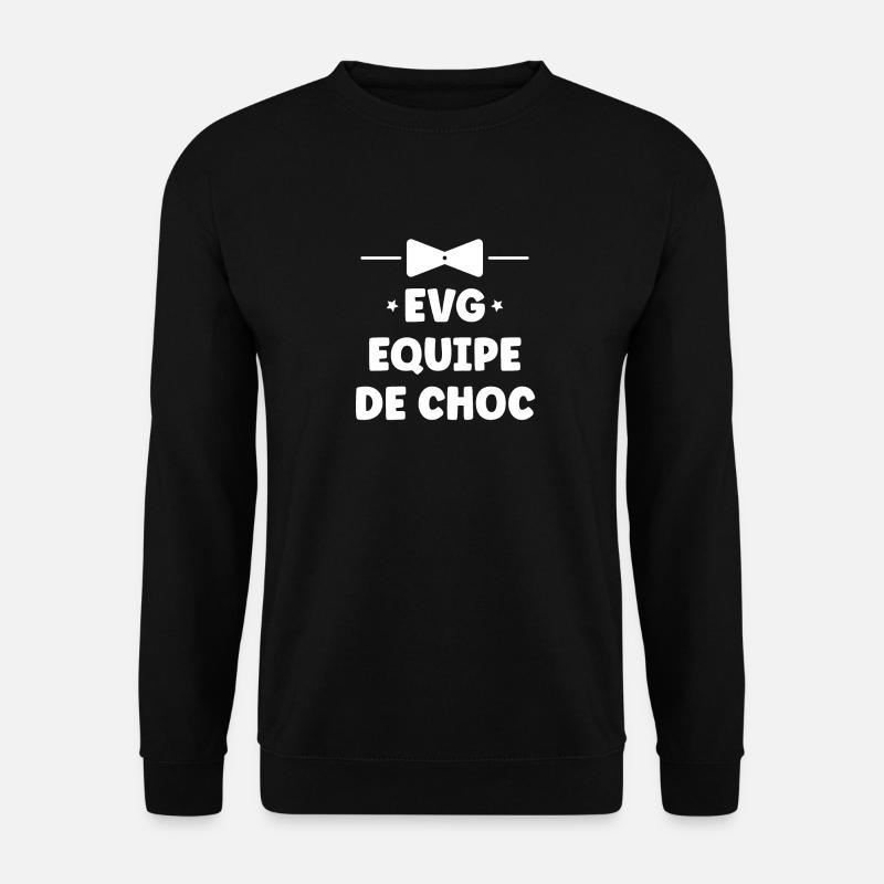evg équipe de choc - Sweat-shirt Unisexe - noir