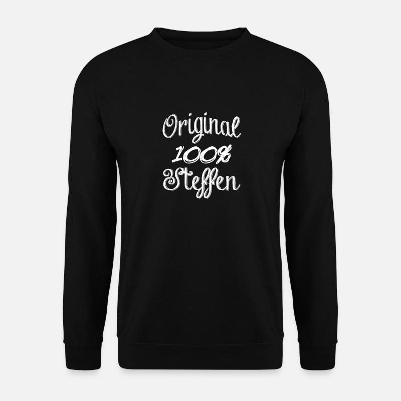 Original 100% Steffen - Unisex Pullover - Schwarz
