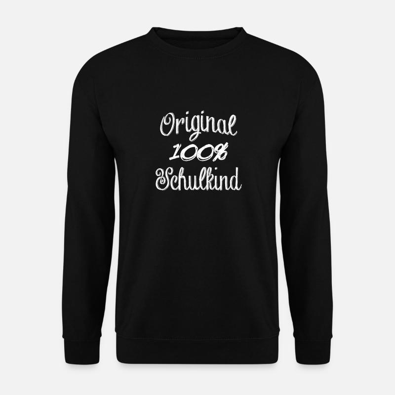 Original 100% Schulkind - Unisex Pullover - Schwarz
