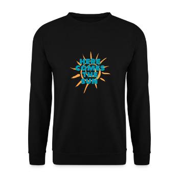 SUN - Unisex Pullover - Schwarz - Vorne - Alina (178cm) & Michal (187cm)