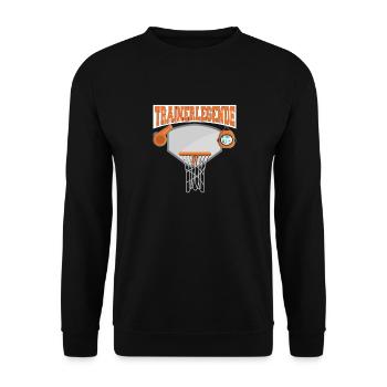 Trainerlegende Basketball Sport - Unisex Pullover - Schwarz - Vorne - Alina (178cm) & Michal (187cm)