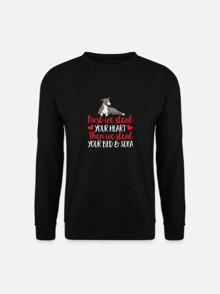 Italienischer Windspiel Windhund Hunde - Unisex Pullover - Schwarz