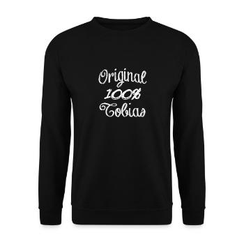 Original 100% Tobias - Sweat-shirt Unisexe - noir - Devant - Alina (178cm) & Michal (187cm)