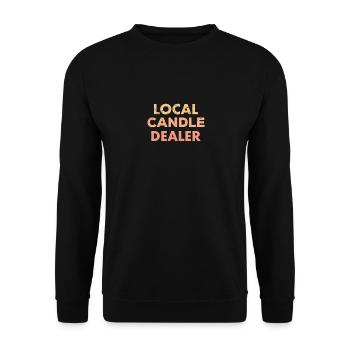 Distributeur local de bougies Funny Candle Making - Sweat-shirt Unisexe - noir - Devant - Alina (178cm) & Michal (187cm)