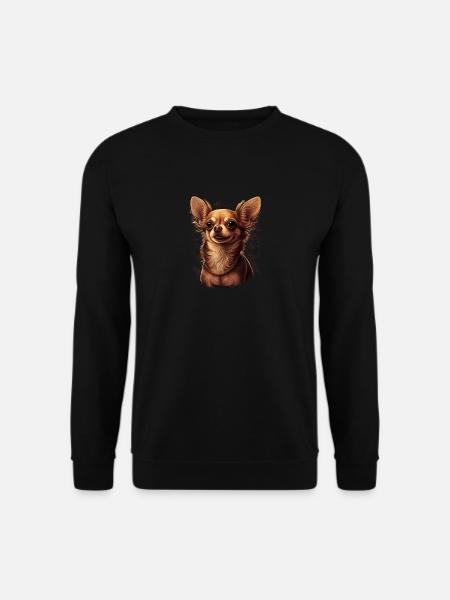 Chihuahua | Puppy Mom Funny Dog Cute Beautiful - Unisex Sweatshirt - black