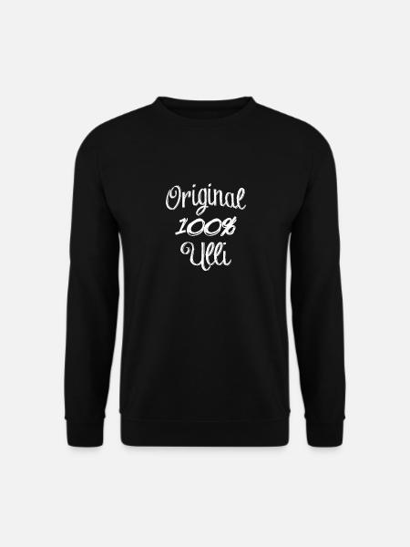 Original 100% Ulli - Unisex Pullover - Schwarz