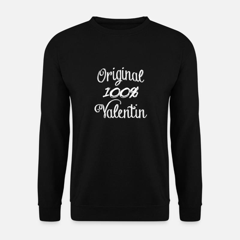 Original 100% Valentine - Unisex Sweatshirt - black