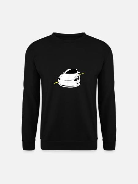 Elektroauto, Drive The Future, Null Emissionen - Unisex Pullover - Schwarz