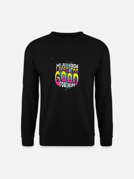 Lustiges Scheidung Glücklich Geschieden und - Unisex Pullover - Schwarz