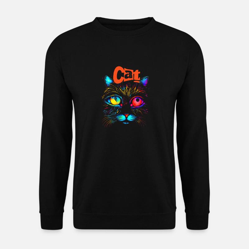 Cat designs - Unisex Sweatshirt - black
