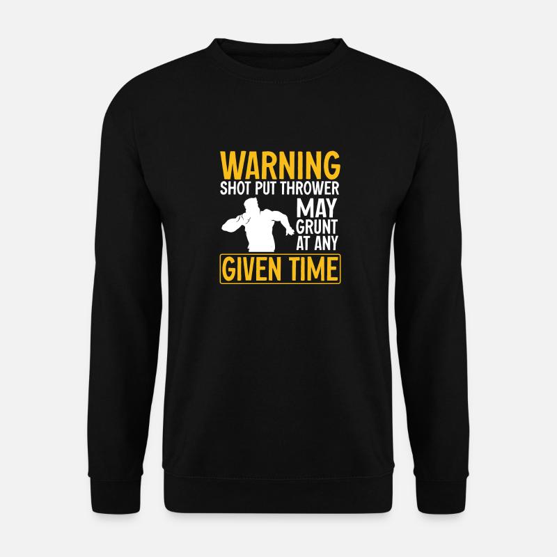 Shot Put Throwing Athletics - Unisex Sweatshirt - black