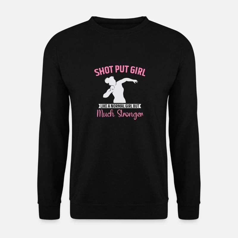 Lancer du poids Athlétisme - Sweat-shirt Unisexe - noir