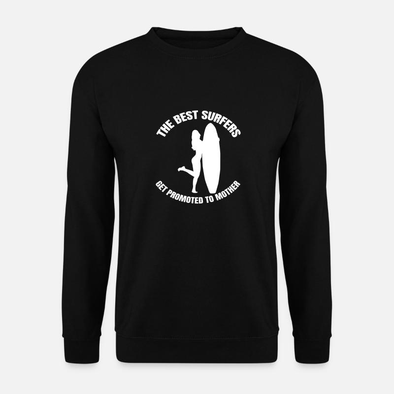 Surfer Surfboard Surfing Surfing Surfer - Unisex Sweatshirt - black