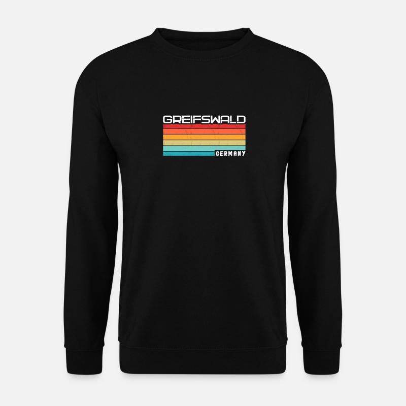 Greifswalderin Greifswalder Greifswald - Unisex Pullover - Schwarz