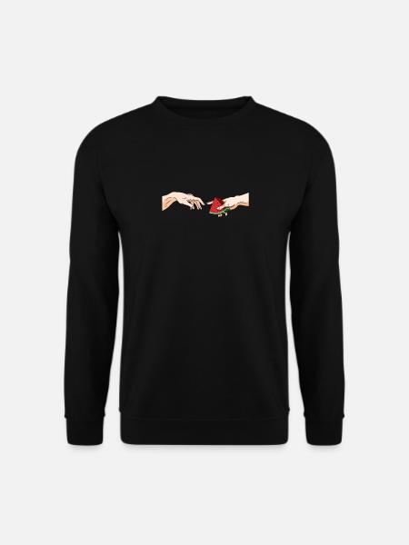 Cool and Funny Watermelon Wedge - Unisex Sweatshirt - black