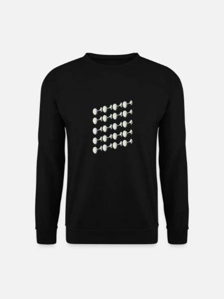 Orgelspieler Organist Kirchenorganist Orgel - Unisex Pullover - Schwarz
