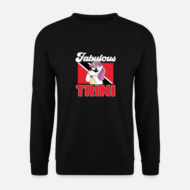 Drapeau de Trinité-et-Tobago - Sweat-shirt Unisexe - noir