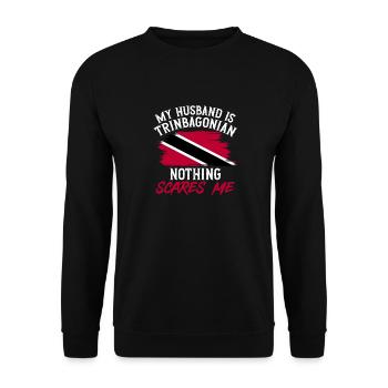 Drapeau de Trinité-et-Tobago - Sweat-shirt Unisexe - noir - Devant - Alina (178cm) & Michal (187cm)