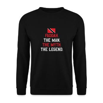 Drapeau de Trinité-et-Tobago - Sweat-shirt Unisexe - noir - Devant - Alina (178cm) & Michal (187cm)