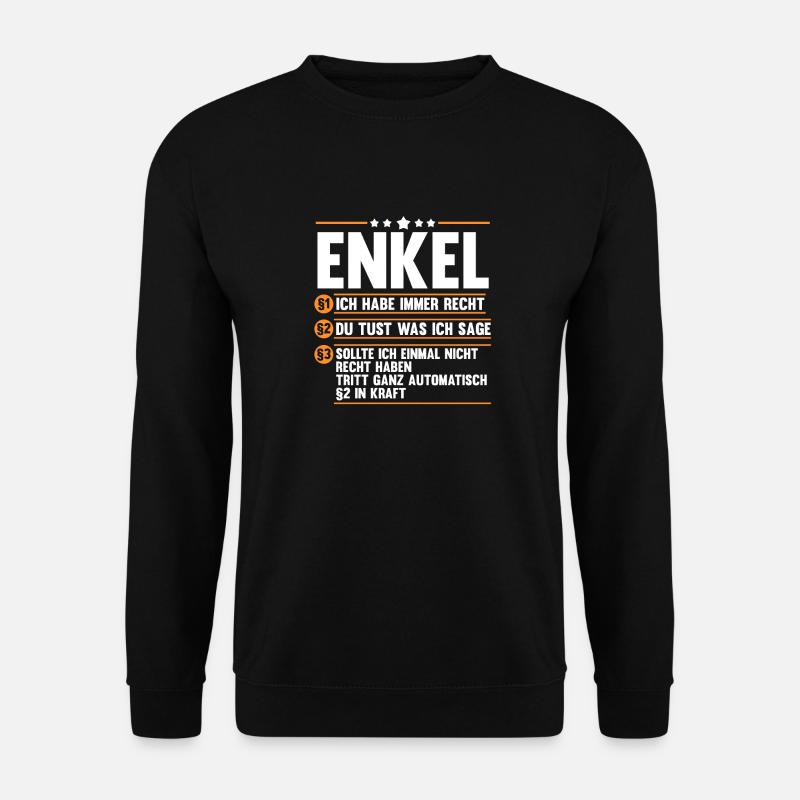 Enkel - Unisex Pullover - Schwarz