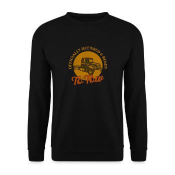 Officially Licensed & Ready To Tow Trucking Tow Tr - Unisex Pullover - Schwarz - Vorne - Alina (178cm) & Michal (187cm)