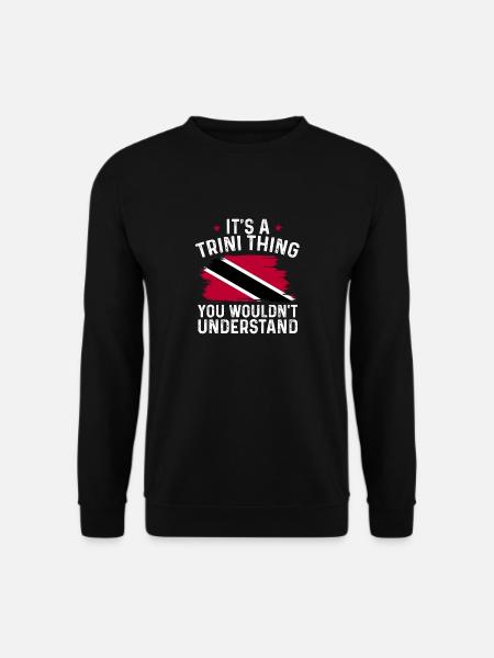 Trinidad and Tobago flag - Unisex Sweatshirt - black