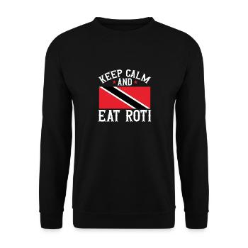 Trinidad and Tobago flag - Unisex Sweatshirt - black - Front - Alina (178cm) & Michal (187cm)