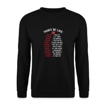 Drapeau de Trinité-et-Tobago - Sweat-shirt Unisexe - noir - Devant - Alina (178cm) & Michal (187cm)