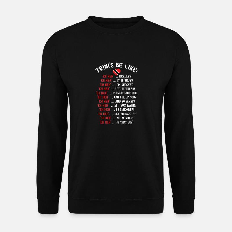 Drapeau de Trinité-et-Tobago - Sweat-shirt Unisexe - noir