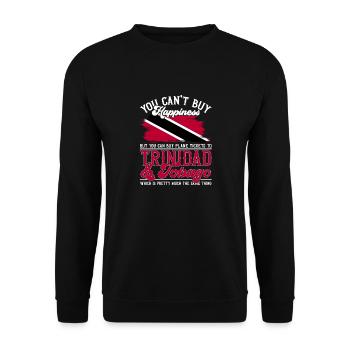 Drapeau de Trinité-et-Tobago - Sweat-shirt Unisexe - noir - Devant - Alina (178cm) & Michal (187cm)