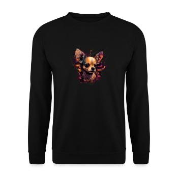 Chihuahua - Electronic Music Techno Festival - Unisex Sweatshirt - black - Front - Alina (178cm) & Michal (187cm)