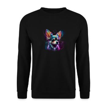 Chihuahua - Musique Électronique Techno Festival - Sweat-shirt Unisexe - noir - Devant - Alina (178cm) & Michal (187cm)