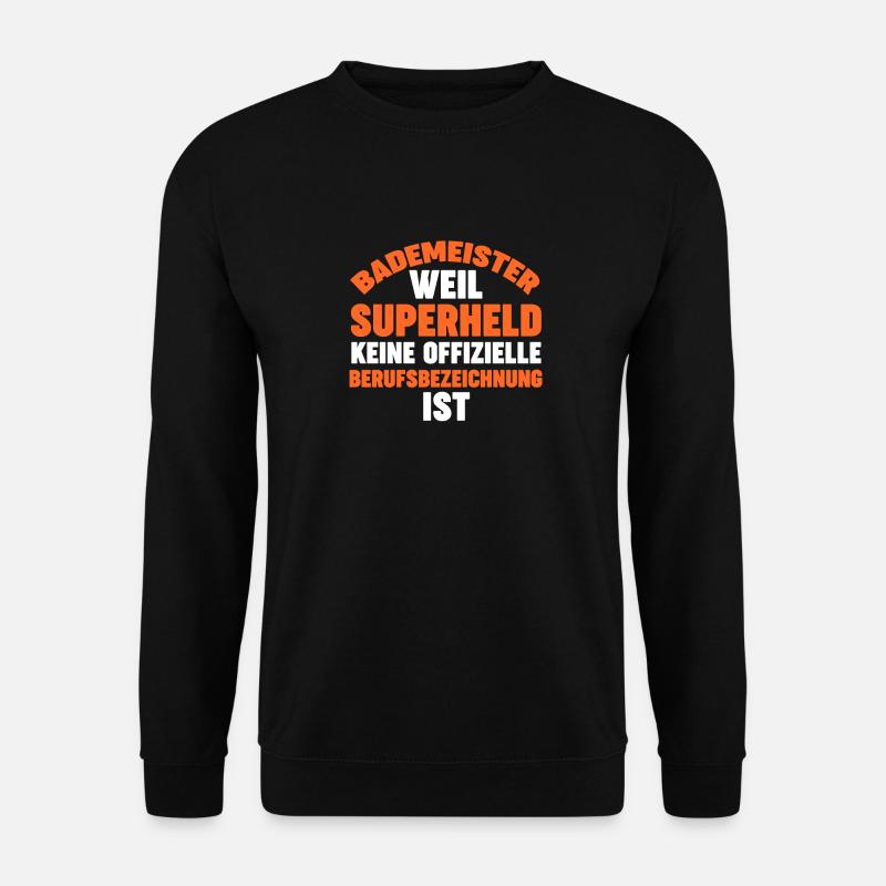 Rettungsschwimmer Bademeister - Unisex Pullover - Schwarz