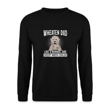 Terrier irlandais à enrobage doux - Sweat-shirt Unisexe - noir - Devant - Alina (178cm) & Michal (187cm)