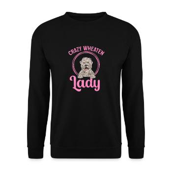 Terrier irlandais à poil doux - Sweat-shirt Unisexe - noir - Devant - Alina (178cm) & Michal (187cm)