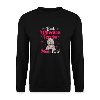 Terrier irlandais à enrobage doux - Sweat-shirt Unisexe - noir - Devant - Alina (178cm) & Michal (187cm)