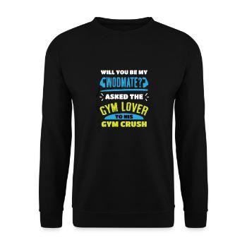 Calisthenics Street Workout Park Fitness Training - Unisex Pullover - Schwarz - Vorne - Alina (178cm) & Michal (187cm)