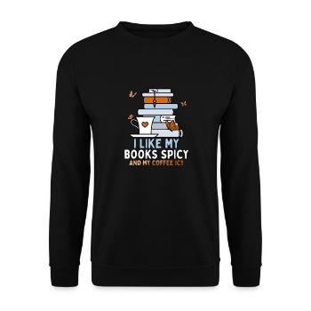 Si vous pouvez lire ceci, j’ai été obligé d’abandonner mon - Sweat-shirt Unisexe - noir - Devant - Alina (178cm) & Michal (187cm)