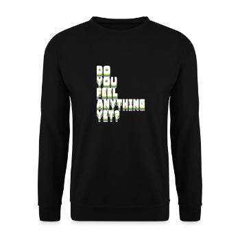 Ressentez-vous encore quelque chose - Sweat-shirt Unisexe - noir - Devant - Alina (178cm) & Michal (187cm)
