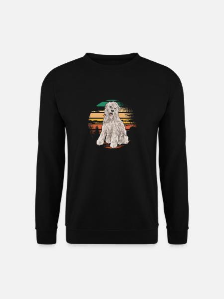 Irish Soft Coated Wheaten Terrier - Unisex Pullover - Schwarz