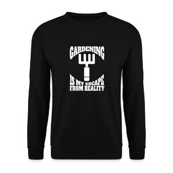 Gardening Garden Hobby Gardener Gardener Gardener Gardener - Unisex Sweatshirt - black - Front - Alina (178cm) & Michal (187cm)